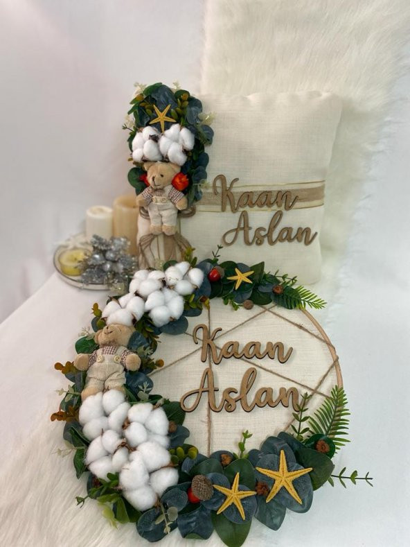 Adapromosyon Erkek Bebek Kapı Süsü