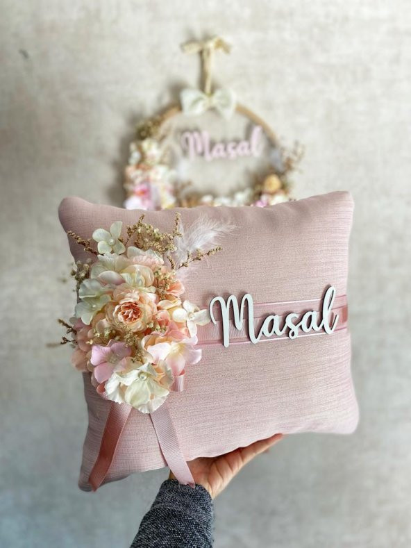 Adapromosyon Bebek Kapı Süsü Takı Yastığı - 2