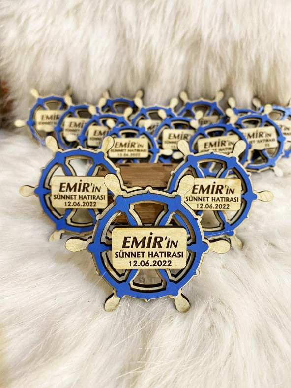 Adapromosyon Hediyelik Doğum Günü Dümen Magnet ( 20li )