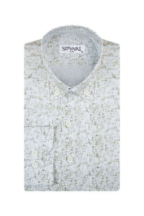 Classics Slim Fit Desenli Gömlek - 3