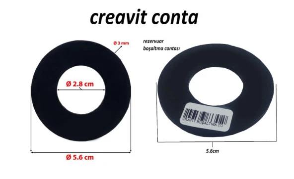 Creavit Gömme Rezervuar Boşaltma Contası