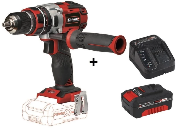 Einhell TE-CD 18 Li-i BL  Akülü Darbeli Matkap Vidalama + 4.0 Ah  Starter Kit