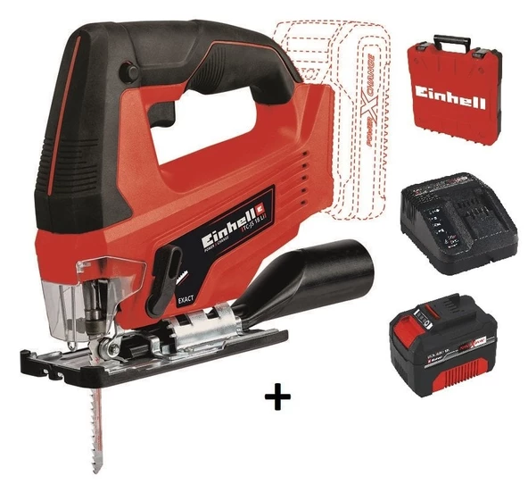 Einhell TC-JS 18 Li - Dekupaj Testeresi + 4.0 Ah Starter Kit + Çanta