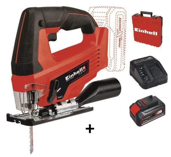 Einhell TC-JS 18 Li - Dekupaj Testeresi + 2.5 Ah Starter Kit Çantalı