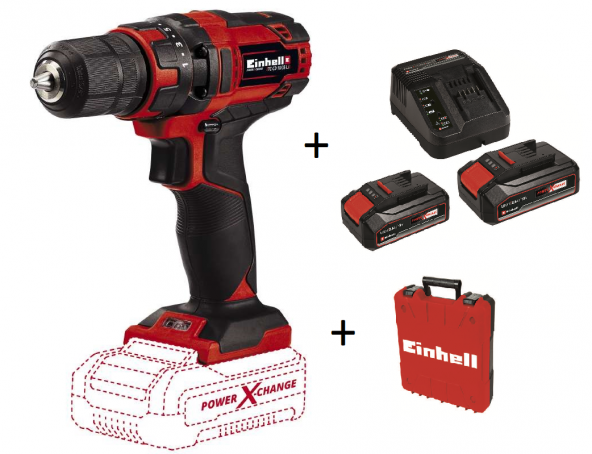 Einhell TC-CD 18/35 Li (2x2.5 Ah Starter Kit) Akülü matkap Çantalı