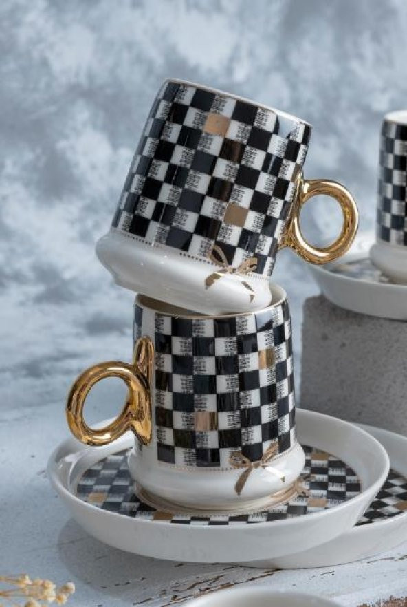 Acar 22-0125 Almond 6lı Porselen Kahve Fincan Takımı - 3