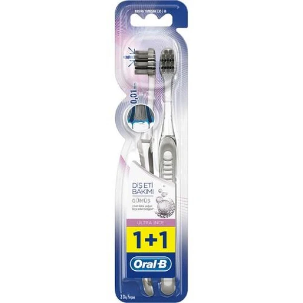 Oral-B 2'li Ultra Thın Diş Eti Bakımı Ekstra Yumuşak Diş Fırçası
