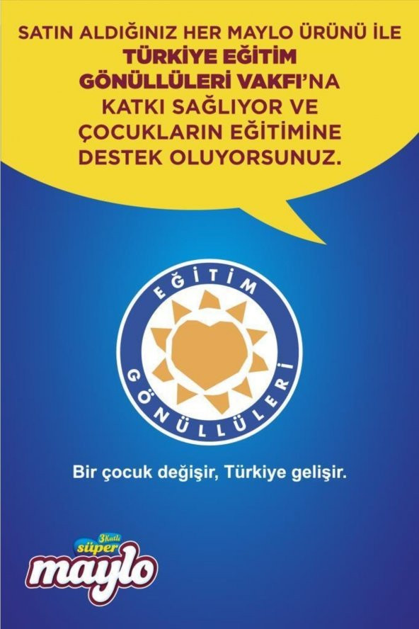 Maylo 3 Katlı Süper Kağıt Havlu 12 Rulo - 6