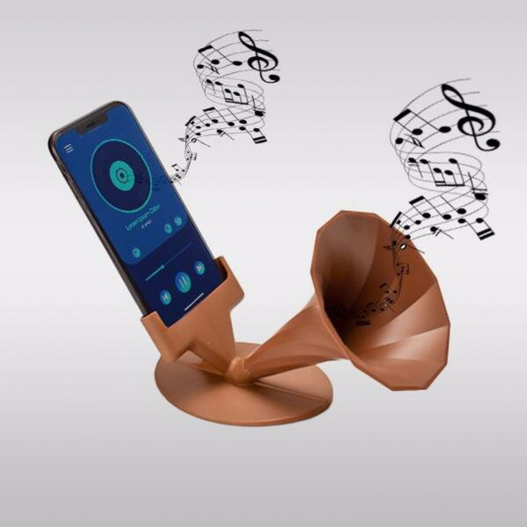 Akustik Gramofon Ses Yükseltici Telefon Tutacağı - 4