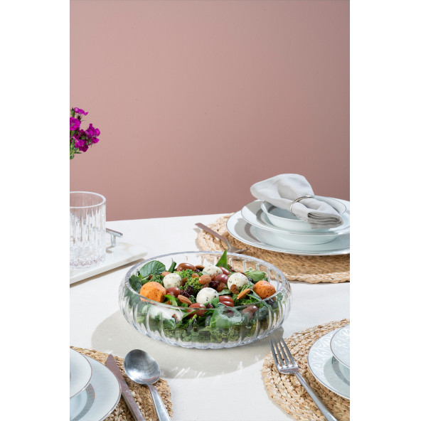 Glamis Büyük Boy Cam Salata Kasesi - 2