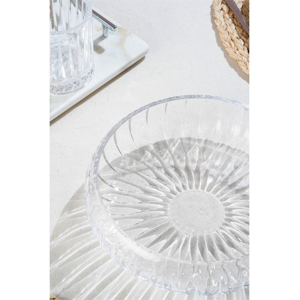 Glamis Büyük Boy Cam Salata Kasesi - 3