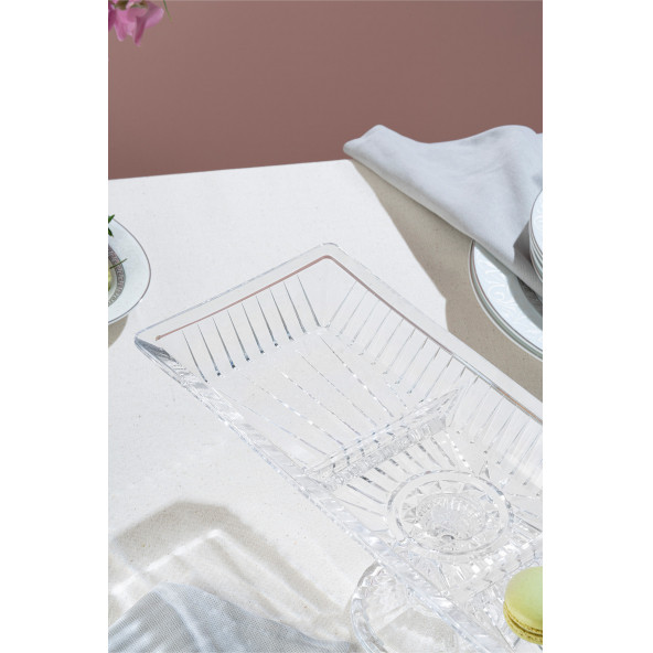 Glamis Cam Linea Model 3 Bölme Ayaklı Sunumluk - 3