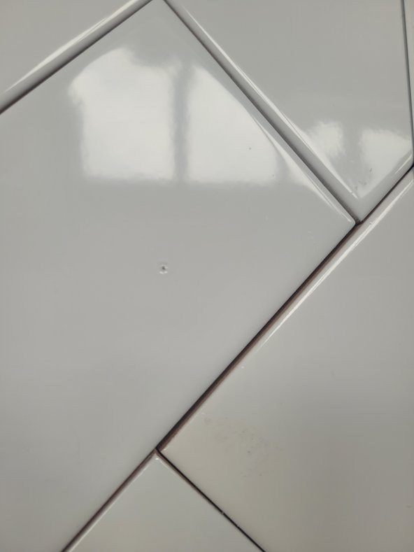 SERAMİKSAN GLOSSY BEYAZ 10*20CM 2.KALİTE ENDÜSTRİYEL SERAMİK 0.92M2 1 KUTU - 2