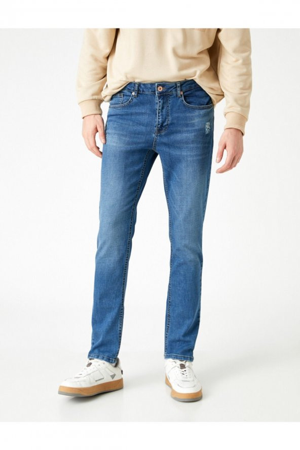 Erkek Brad Slim Fit Jean Pantolon - 3