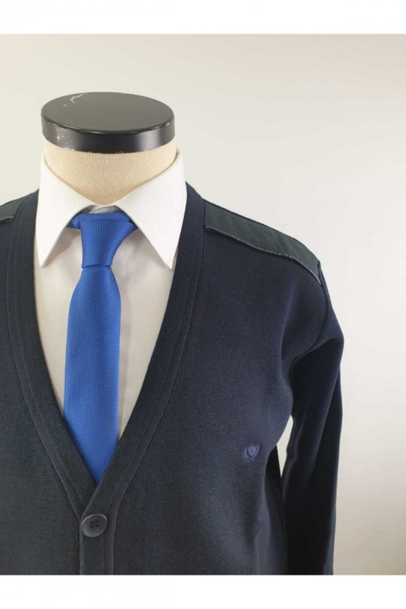 Erkek Çelik Örgü Cepli Klasik Hırka - 2