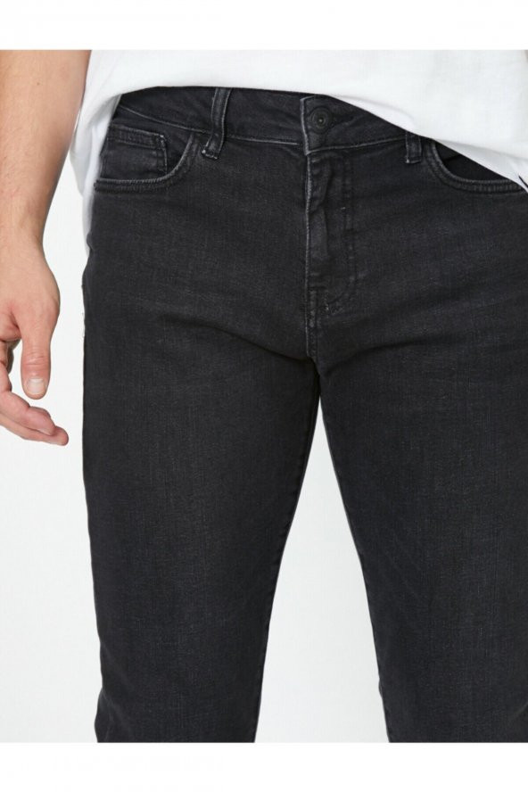 Erkek Gri Jeans 0YAM43858LD - 5