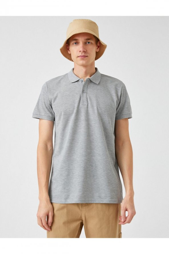 Basic Polo Yaka Tişört - 3