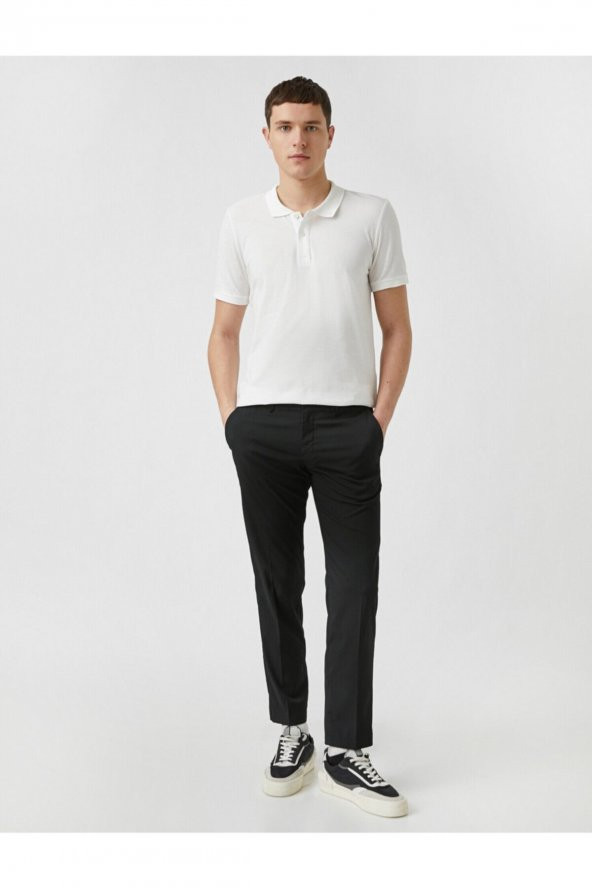 Basic Polo Yaka Tişört - 8