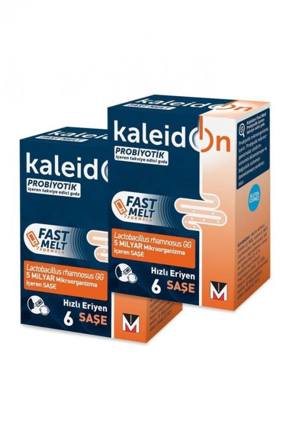 Kaleidon Fast Melt Probiyotik 6 Saşe 2Li Paket (SKT:05/2023) - 1