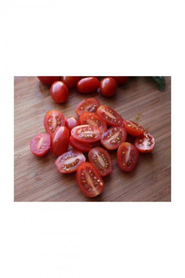 Tohum Dünyam Saksılık Zeytin Domates Tohumu 10 Adet Tohum Kahvaltılık Domates Tohumu - Resim 5