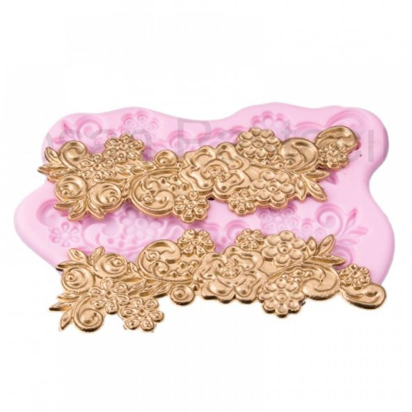 SİLİKON KALIP İKİLİ DESENLİ BORDÜR