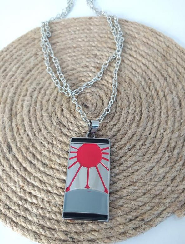 Demon Slayer Kolbi Sembol Gerdanlık Kolye Takı Aksesuar - 3