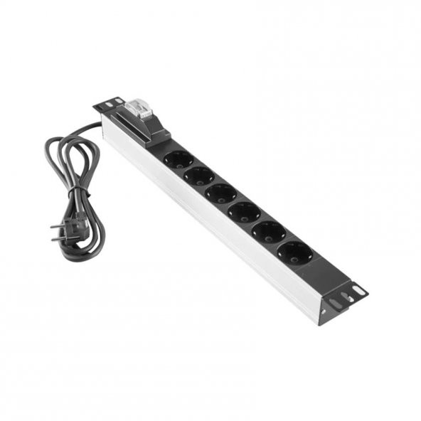 1U 6LI GRUP PRİZ RACK KABİN TİPİ
