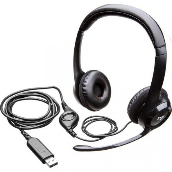 LOGİTECH H390 USB KULAKLIK-SİYAH 981-000406 - 2