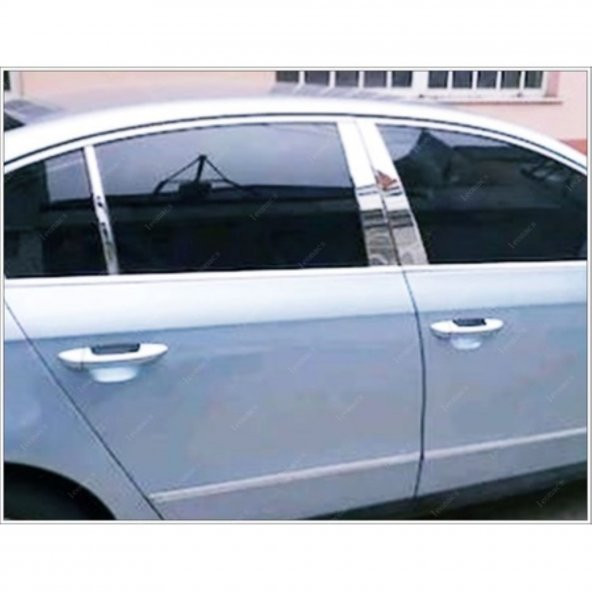 Leonacs Fams Otomotiv VW Passat B6 Krom Kapı Direği 6 parça 2005-2011 arası Paslanmaz Çelik ürün görseli