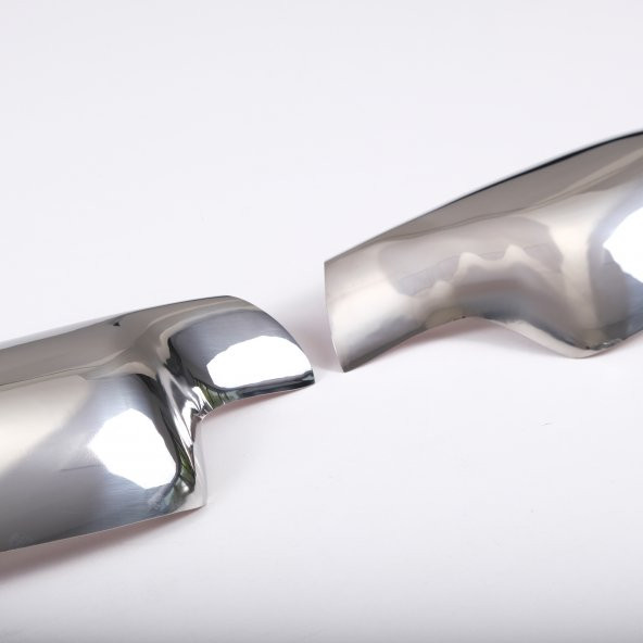 Leonacs Fams Otomotiv Renault Megane 2 Krom Ayna Kapağı 2 parça 2002-2009 arası Paslanmaz Çelik (YARIM) - Resim 2