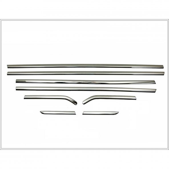 Leonacs Fams Otomotiv Focus 3 Sedan Krom Cam Çıtası 8 parça 2010-2018 arası Paslanmaz Çelik - 5