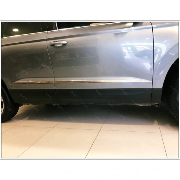 Leonacs Fams Otomotiv Skoda Kodiaq Krom Yan Kapı Çıtası 4 Kapı 2016 ve üzeri Paslanmaz Çelik - 2