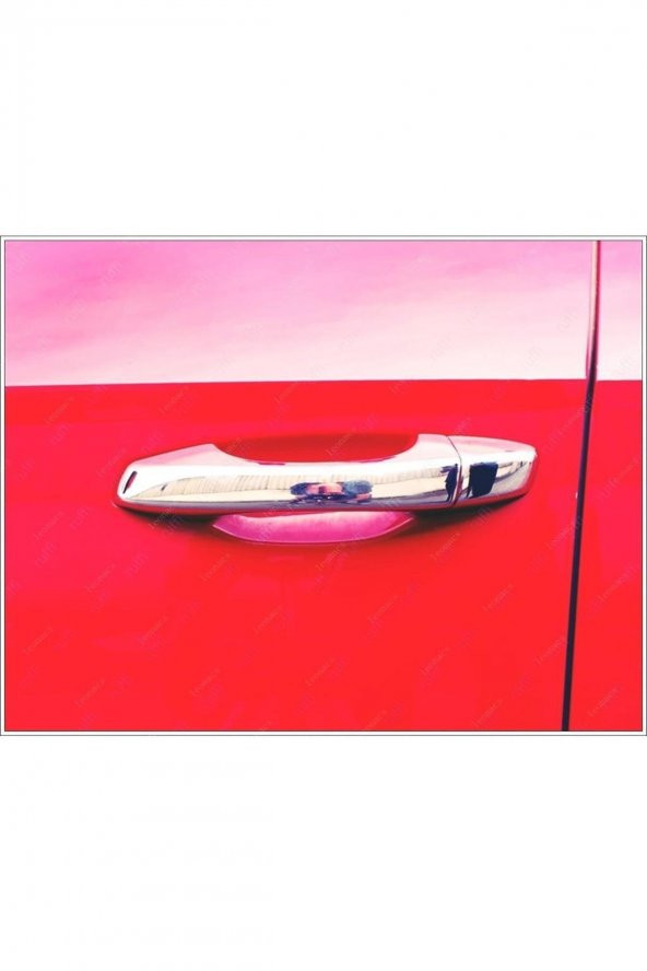 Leonacs Fams Otomotiv VW T-Roc Krom Kapı Kolu 4 Kapı 2017 ve Sonrası Paslanmaz Çelik - Resim 4