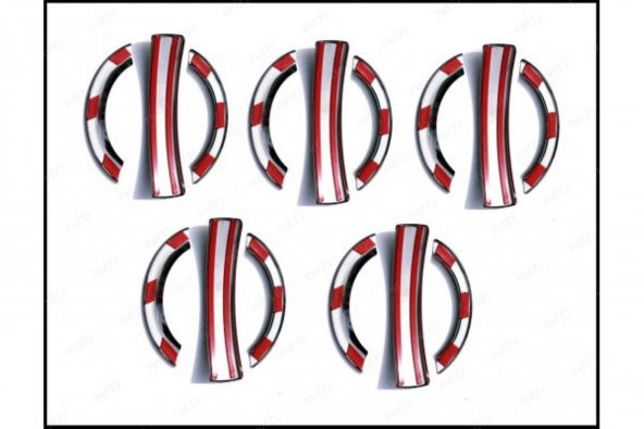 Leonacs Fams Otomotiv Fiat Doblo Krom Kapı Kolu 5 Kapı 2000-2010 arası Paslanmaz Çelik - Resim 3