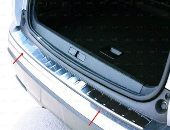 Leonacs Fams Otomotiv Peugeot 3008 Krom Arka Tampon Üstü Koruma 2016 Üzeri Paslanmaz Çelik