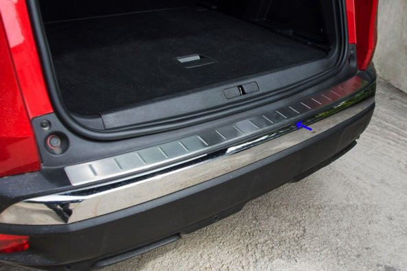 Leonacs Fams Otomotiv Peugeot 3008 Krom Arka Tampon Üstü Koruma 2016 Üzeri Paslanmaz Çelik TAŞLI