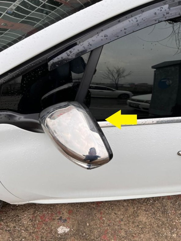 Leonacs Fams Otomotiv Peugeot 208 Krom Ayna Kapağı 2 parça 2012 ve üzeri Paslanmaz Çelik - Resim 2