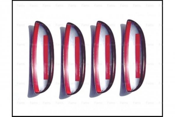 Leonacs Fams Otomotiv Fiat Siena Krom Kapı Kolu 4 Kapı 1998 ve üzeri Paslanmaz Çelik - Resim 3