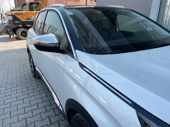 Leonacs Fams Otomotiv Peugeot 3008 Krom Ayna Kapağı 2 parça 2016 ve üzeri Paslanmaz Çelik - 4
