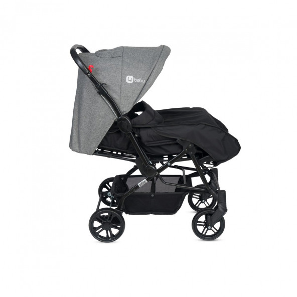 4 Baby Olympus Çift Yönlü Bebek Arabası Kahve - 4