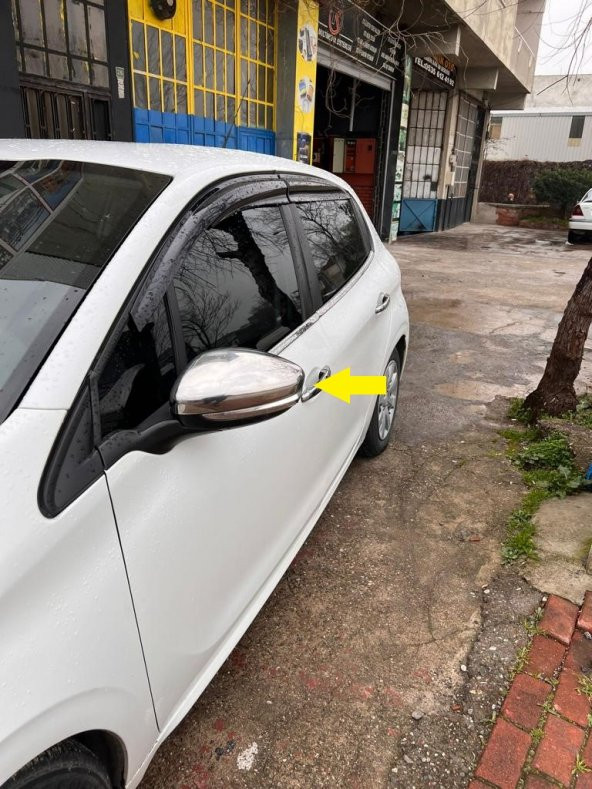 Leonacs Fams Otomotiv Peugeot 208 Krom Ayna Kapağı 2 parça 2012 ve üzeri Paslanmaz Çelik - Resim 3