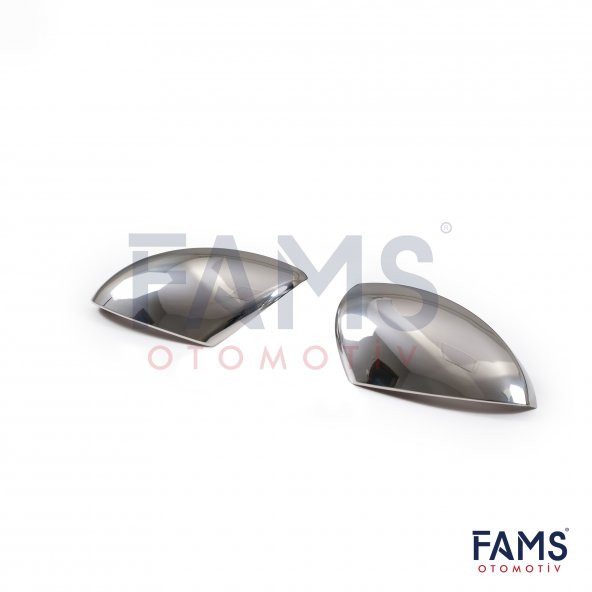 Leonacs Fams Otomotiv Renault Megane 4 Krom Ayna Kapağı 2 parça 2015 ve üzeri Paslanmaz Çelik - 3