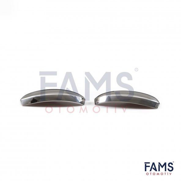 Leonacs Fams Otomotiv Renault Megane 4 Krom Ayna Kapağı 2 parça 2015 ve üzeri Paslanmaz Çelik - 4