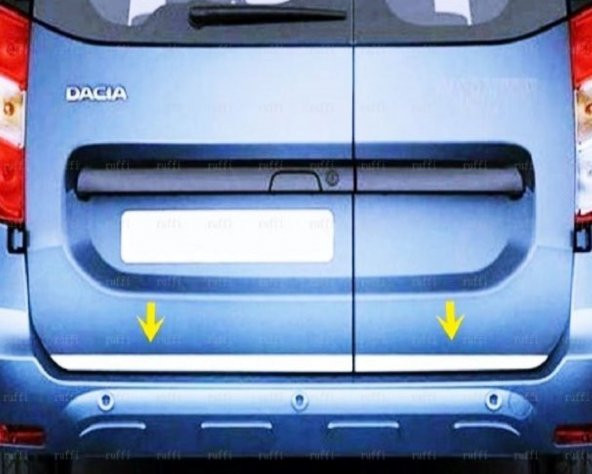Leonacs Fams Otomotiv Dacia Dokker Krom Bagaj Alt Çıtası 2 parça 2012 Üzeri P. Çelik