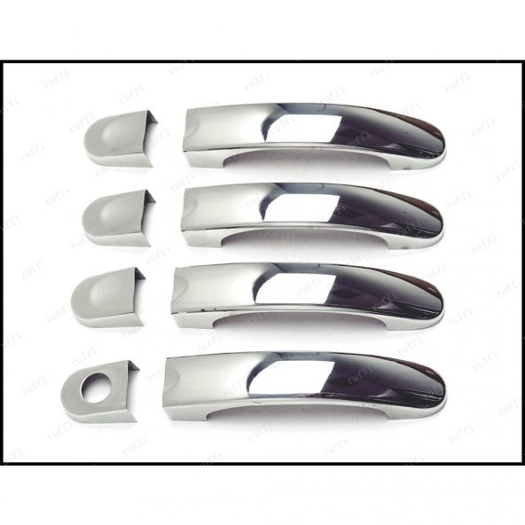 Leonacs Fams Otomotiv VW T6 Transporter Krom Kapı Kolu 4 Kapı 2015 ve üzeri Paslanmaz Çelik - Resim 2