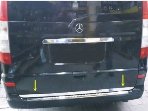 Leonacs Fams Otomotiv Mercedes Vito-Viano W639 Krom Bagaj Alt Çıtası 2003-2014 Arası Paslanmaz Çelik