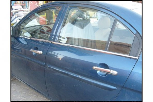 Leonacs Fams Otomotiv Hyundai Accent Era Krom Kapı Kolu 4 Kapı 2005 ve üzeri Paslanmaz Çelik (ÇİFT DELİKLİ) - Resim 2