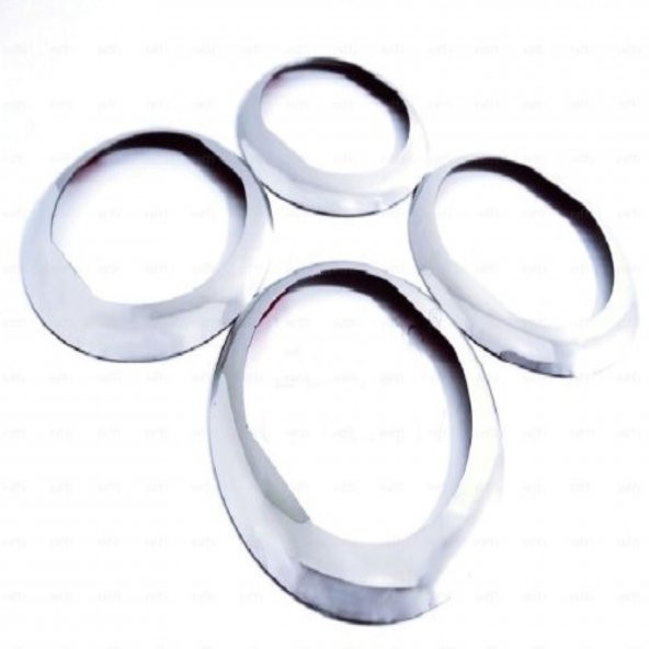 FAMS OTO AKSESUAR Dacia Duster Krom Havalandırma Çerçevesi 4 Parça 2010-2018 Arası Paslanmaz Çelik - Resim 3