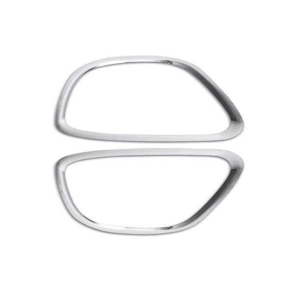 FAMS OTO AKSESUAR Dacia Duster Krom Sis Farı Çerçevesi 2 Parça 2010 Üzeri Paslanmaz Çelik - Resim 3