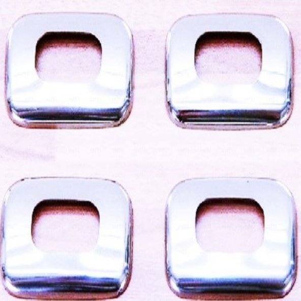 FAMS OTO AKSESUAR Dacia Sandero Krom İç Kilit Buton Çerçeve 4 Parça 2006-2012 Paslanmaz Çelik - 2